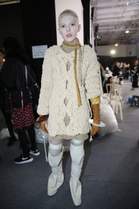 Backstage at Acne Studios RTW Fall 2019