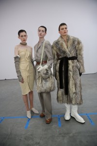 Backstage at Acne Studios RTW Fall 2019