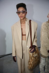 Backstage at Acne Studios RTW Fall 2019