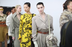 Backstage at Acne Studios RTW Fall 2019
