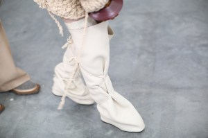 Backstage at Acne Studios RTW Fall 2019