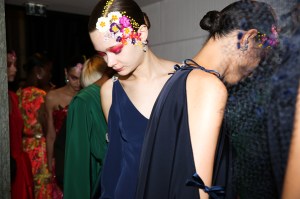 Backstage at Alexis Mabille Couture Spring 2019