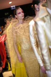 Backstage at Alexis Mabille Couture Spring 2019