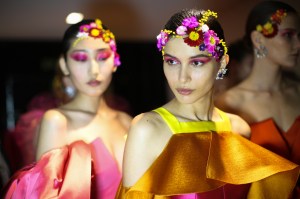 Backstage at Alexis Mabille Couture Spring 2019