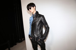 Backstage at Balmain men's fall 2019