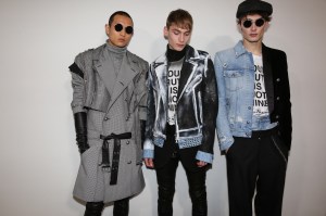 Backstage at Balmain men's fall 2019