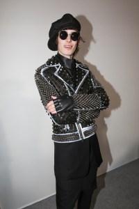 Backstage at Balmain men's fall 2019