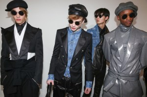 Backstage at Balmain men's fall 2019