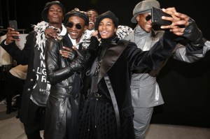 Backstage at Balmain men's fall 2019