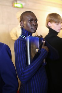 Backstage at Berluti men's fall 2019