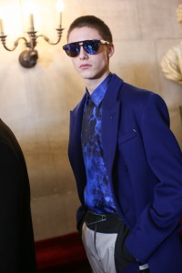 Backstage at Berluti men's fall 2019