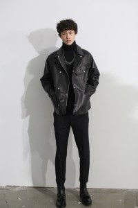Backstage at Cerruti men's fall 2019