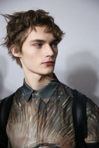 Backstage at Dior Homme men's Fall 2019