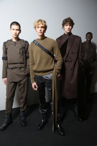 Backstage at Dior Homme men's Fall 2019