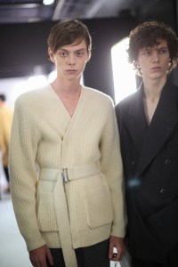 Backstage at Dries Van Noten men's fall 2019