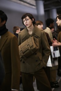 Backstage at Dries Van Noten men's fall 2019