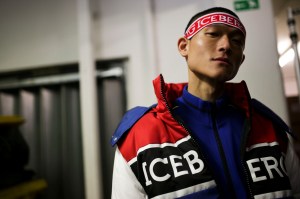 Backstage at Iceberg Men's Fall 2019