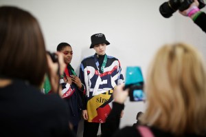 Backstage at Iceberg Men's Fall 2019