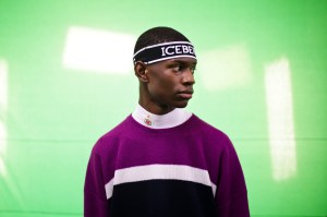 Backstage at Iceberg Men's Fall 2019