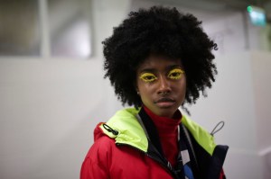 Backstage at Iceberg Men's Fall 2019