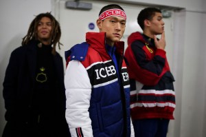 Backstage at Iceberg Men's Fall 2019