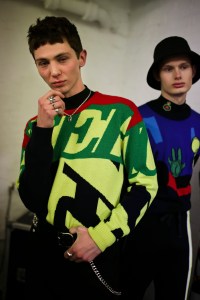 Backstage at Iceberg Men's Fall 2019