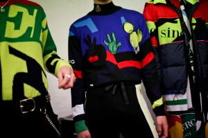 Backstage at Iceberg Men's Fall 2019