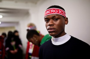 Backstage at Iceberg Men's Fall 2019