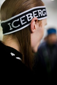 Backstage at Iceberg Men's Fall 2019