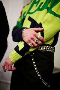 Backstage at Iceberg Men's Fall 2019