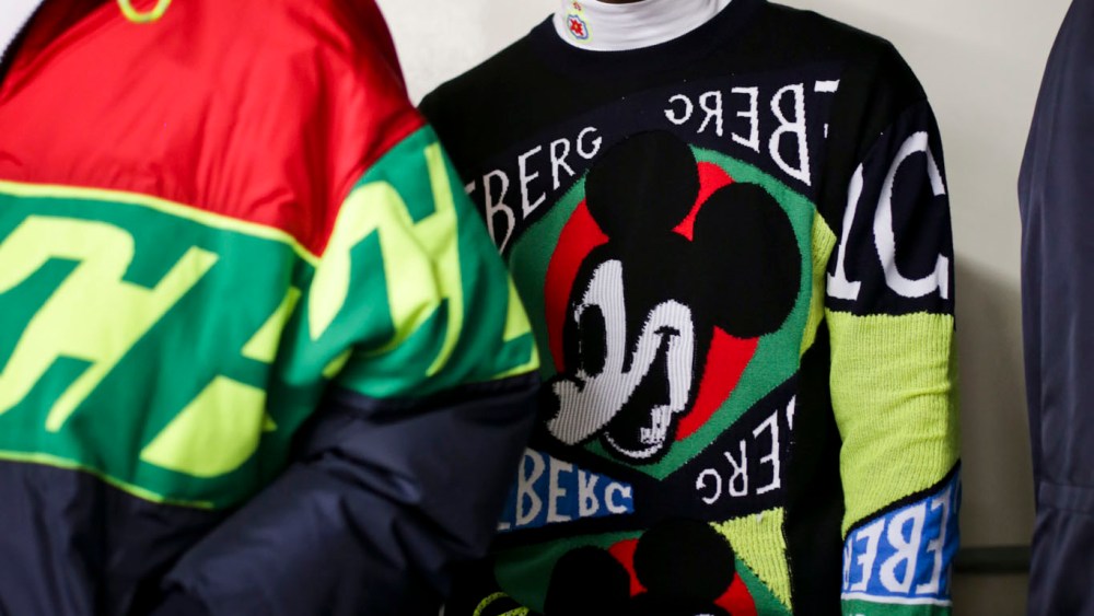 Backstage at Iceberg Men's Fall 2019