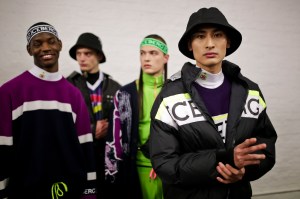 Backstage at Iceberg Men's Fall 2019