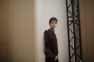 Backstage at jil Sander Men's Fall 2019