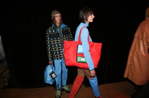 Backstage at Kenzo Fall 2019