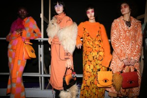 Backstage at Kenzo Fall 2019