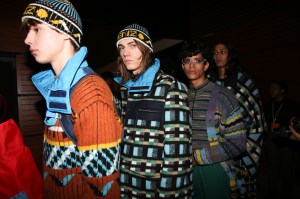 Backstage at Kenzo Fall 2019