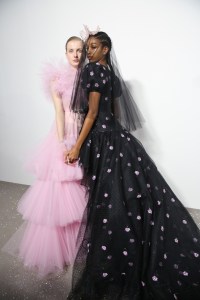 Backstage at Giambattista Valli Couture Spring 2019