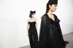 Backstage at Giambattista Valli Couture Spring 2019