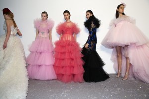 Backstage at Giambattista Valli Couture Spring 2019