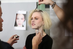 Backstage at Jean Paul Gaultier Couture Spring 2019