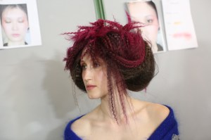 Backstage at Jean Paul Gaultier Couture Spring 2019