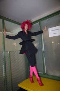 Backstage at Jean Paul Gaultier Couture Spring 2019