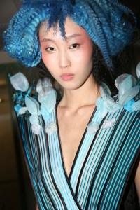 Backstage at Jean Paul Gaultier Couture Spring 2019