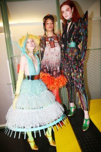 Backstage at Jean Paul Gaultier Couture Spring 2019