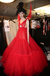 Backstage at Jean Paul Gaultier Couture Spring 2019