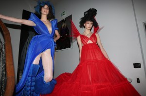Backstage at Jean Paul Gaultier Couture Spring 2019