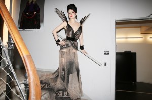 Backstage at Jean Paul Gaultier Couture Spring 2019