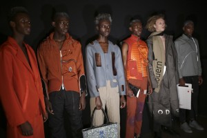 Backstage at A-Cold-Wall Men's Fall 2019
