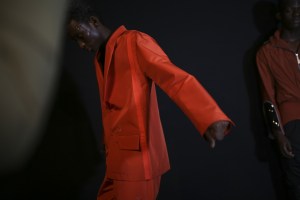 Backstage at A-Cold-Wall Men's Fall 2019