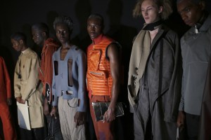 Backstage at A-Cold-Wall Men's Fall 2019